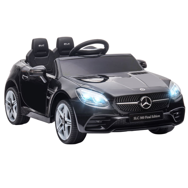Macchina Elettrica per Bambini Licenza Mercedes SLC 300 con Telecomando Nero acquista