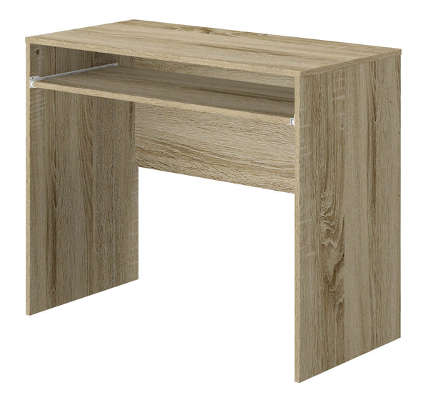 sconto Bureau 90x45x74 avec plateau extractible en chêne MDF