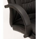 Coppia di Sedie Poltroncine Visitatore in Similpelle da Ufficio Bozzini Smoke Nero