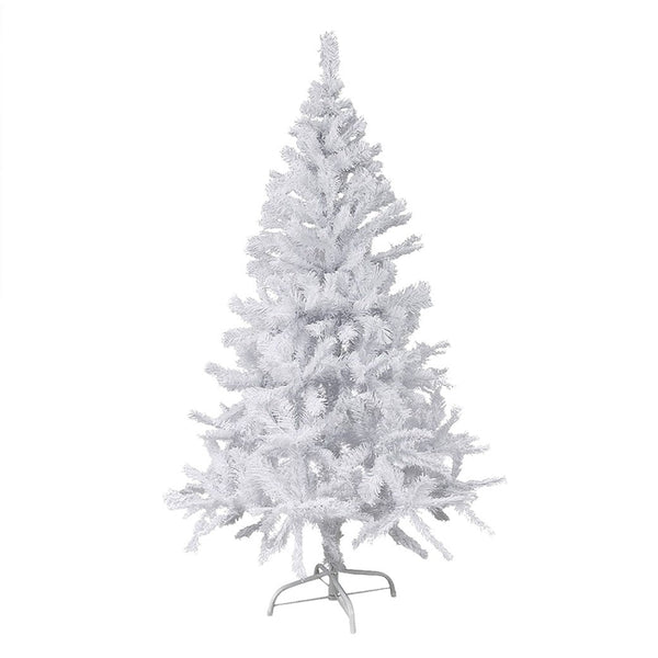 online Sapin de Noël Blanc 210 cm Sapin Artificiel Branches Pliables Noël Blanc