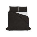 Copripiumino con Sacco e Federe Linea Water Washed Marrone