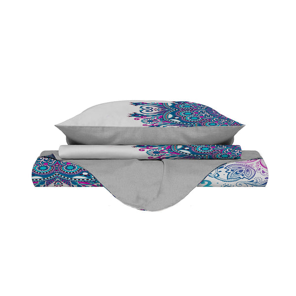 Housse de couette double avec impression sur le sac et taies d'oreiller Kio601 online