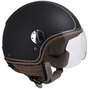 Casco Jet per Scooter Visiera Sagomata CGM Santa Monica 109V Nero Opaco