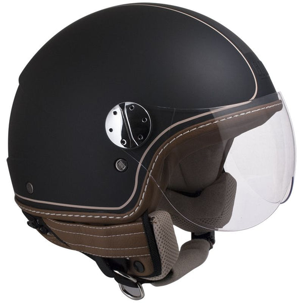 Casque Jet pour Scooter CGM Santa Monica 109V Visière Forme Noir Mat online