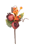 Set 9 Ferma Pacco con Melograni H 19 cm