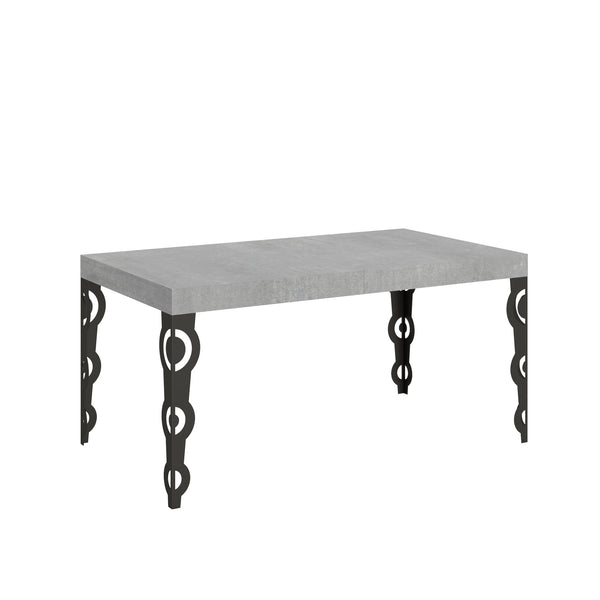 Tavolo Allungabile 160-420x90x77 cm Karamay Cemento sconto