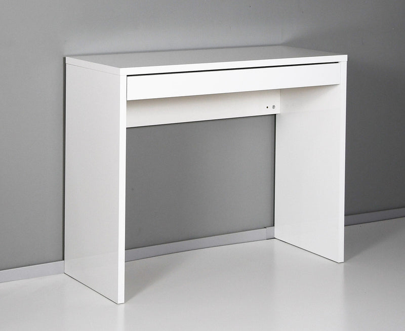 Scrivania da Ufficio 1 Cassetto 100x40x80 cm in Truciolare Nobilitato Bianca