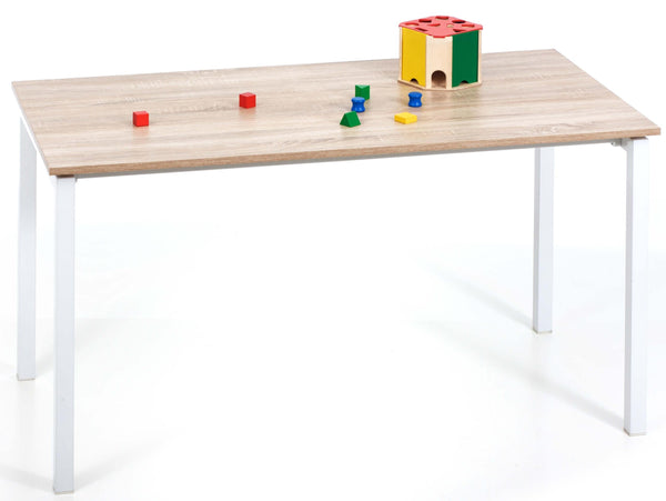 sconto Bureau enfant 140x70xH75 cm en bois de chêne Explorer