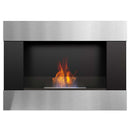 Camino a Bioetanolo da Parete 90x65,2 cm Flig Boston Silver