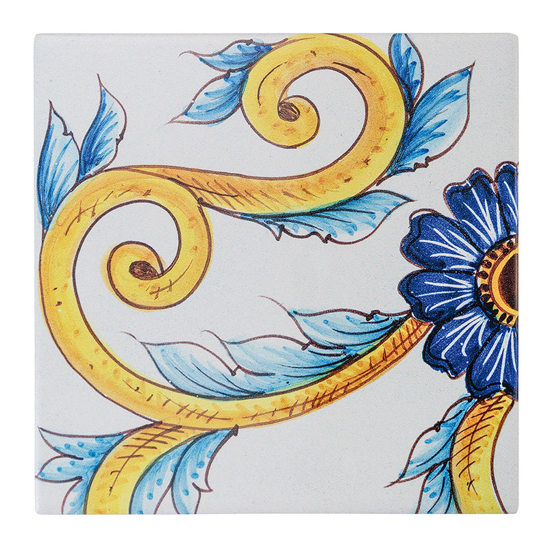 Sottopentola 16x16x1 cm in Ceramica VdE Tivoli 1996 Le Riggiole