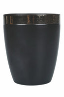 Set 6 Bicchieri per Acqua in Gres 330 ml Villa d'Este Home Tivoli Nero Naima