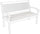 Coussin Poly180 Naturel pour Banc 2 Places en Tissu pour Extérieur