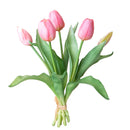 Set 3 Fiori Artificiali Tulipano per 5 Fiori 43 cm 