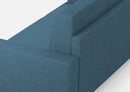 Divano 2 Posti 168x85x85 cm Sakar in Tessuto Avio