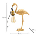 Lampada da Tavolo Flamingo 13x11,5x39,5 cm in Poliresina 
