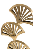 Scultura Foglia Triply 23,5x10x44 cm in Ferro 
