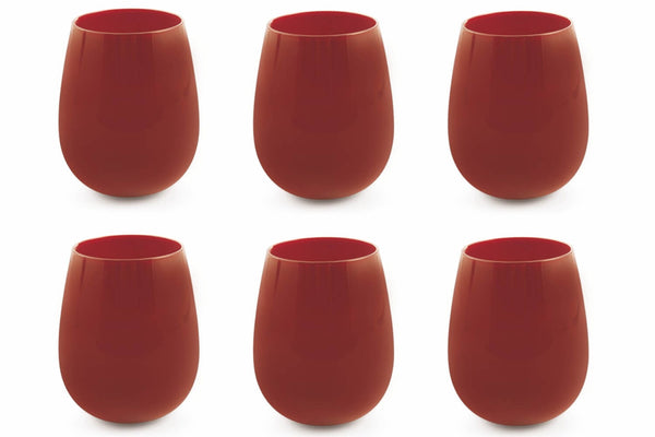 Pack de 6 Verres à Eau en Verre 428ml VdE Tivoli 1996 Happy Hour Rouge online