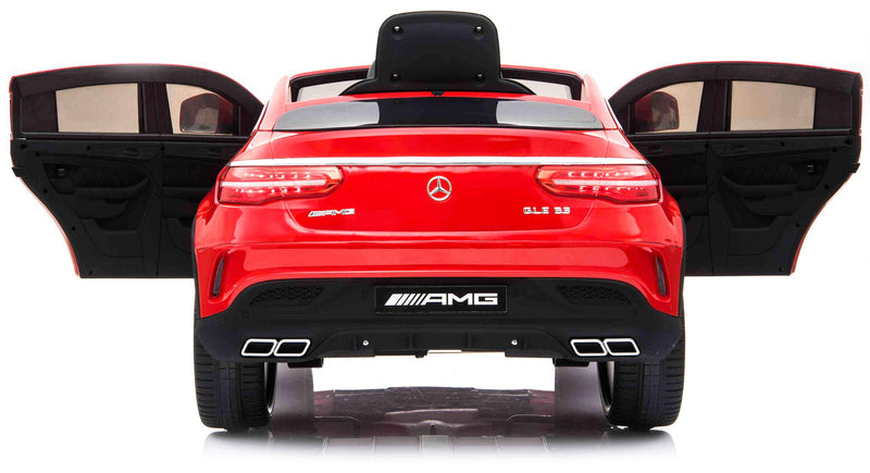 Macchina Elettrica per Bambini 12V Mp4 con Licenza Mercedes GLE 63 AMG Coupè Rossa