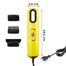 Asciugacapelli Phon 2000W Ergonomico Design Moderno con Ioni Negativi Giallo