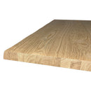 Tavolo Fisso 140x90 cm Vindral Rovere Scortecciato Gambe Antracite      