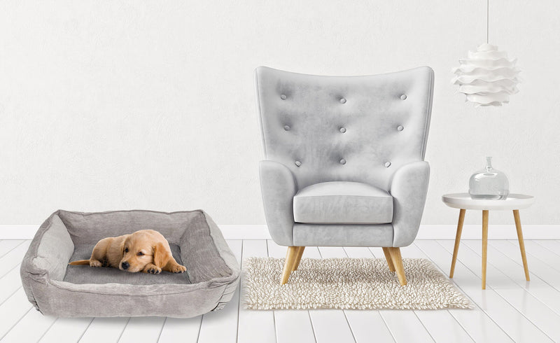 Cuccia Imbottita per Cani e Gatti in Poliestere Relax Queen