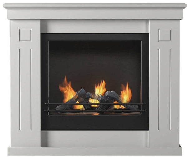 Cheminée Bioéthanol au Sol 98x83 cm Vannini Raffaello Blanc sconto