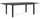 Table de Jardin Extensible 160/240x90x75 cm en Aluminium Hilde Anthracite