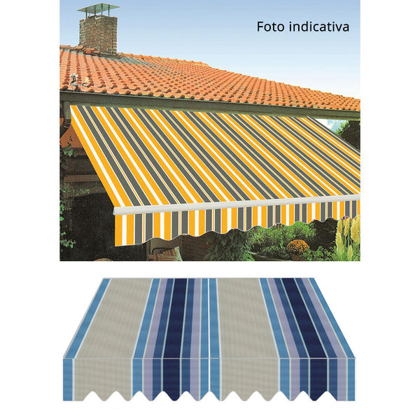 acquista Store à Bras Rétractables 3x2,5m Tissu Polyester Design P4032