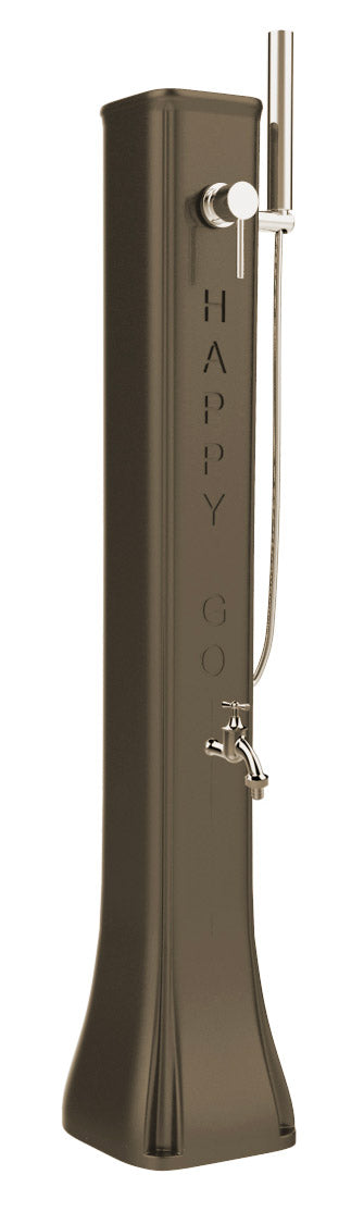 Mini Doccia Solare da Giardino Lavapiedi Miscelatore e Doccetta Mobile Arkema Happy Go Dove grey acquista