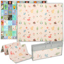 Tappeto per Bambini 0-3 Anni con Numeri e Lettere e Superficie Impermeabile 176,5x148x1 cm in XPE Multicolore      