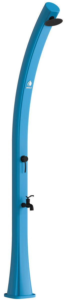 Douche Solaire de Jardin 22L Sined Sole Blu Mitigeur et Lave Pieds sconto