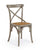 Chaise Cross Gris Foncé en Bois