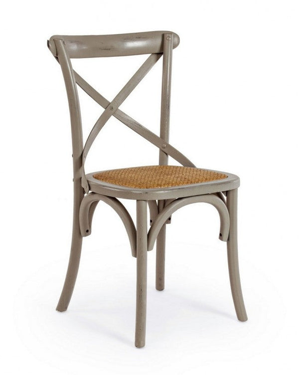 acquista Chaise Cross Gris Foncé en Bois
