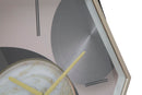 Orologio da Muro Blis 45x5,5x39 cm in Ferro MDF e Vetro Multicolor