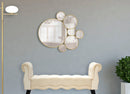 Specchio Glam Color 81x7,5x73 cm in Ferro Oro