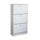 Range-chaussures Vicky 60x24x115 h cm en bois blanc
