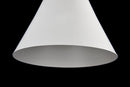 Lampada pendente Pendant in Metallo e Legno Bicones Bianco