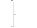 Lampada Palo da Giardino a LED 7W 4000K Sovil Nero