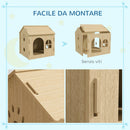 Cuccia per Cani da Interno 49,5x41x51 cm in Legno   