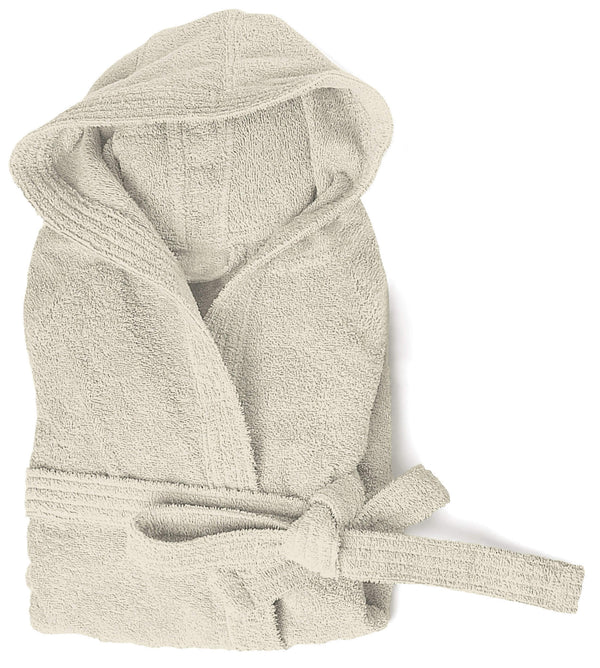 acquista Peignoir 100% coton éponge crème