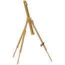 Cavalletto Treppiede da Pittura 93x84x183 cm in Legno Naturale