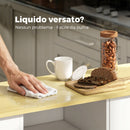 Mobile da Cucina 96,5x38x87 cm con Cassetto Armadietto e Ripiano Regolabile in MDF Bianco      