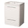 Meuble Lavabo 65,5x50,5x87 cm 2 Tiroirs Montegrappa Novella Dipiù Blanc