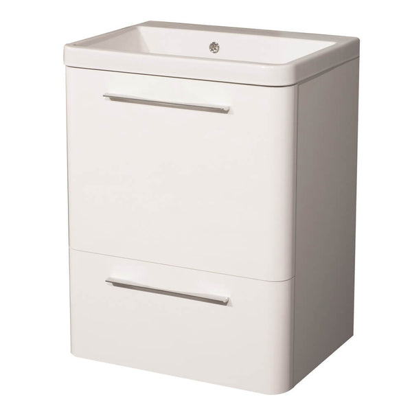 Meuble Lavabo 65,5x50,5x87 cm 2 Tiroirs Montegrappa Novella Dipiù Blanc sconto