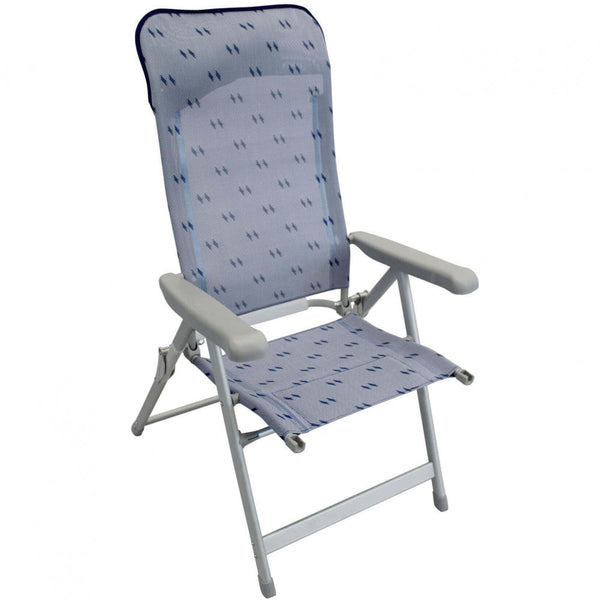 acquista Fauteuil Ischia 77x63x122 h cm en Textilène Bleu Clair
