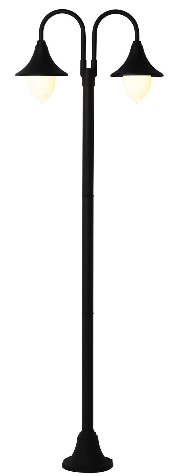 Bauer Parigi Lampadaire d'extérieur noir H210 cm online