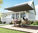 Telo di Ricambio per Pergola da Giardino 3,5x2,6m in Poliestere Grigio Scuro