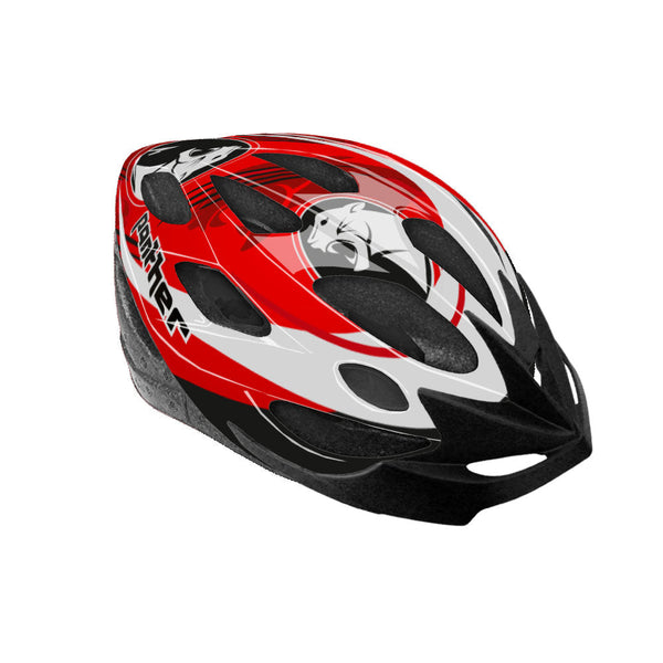 prezzo Casco JUNIOR Aereodinamico per Bambini Misura 52-56 cm con Fori di Aerazione Rosso o Rosa