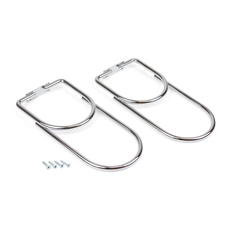 Portabottiglie per Mobili 2 Bottiglie in Acciaio Emuca Cromato