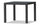 Table de jardin 95x95x74,5 cm en résine anthracite Keter Quartet